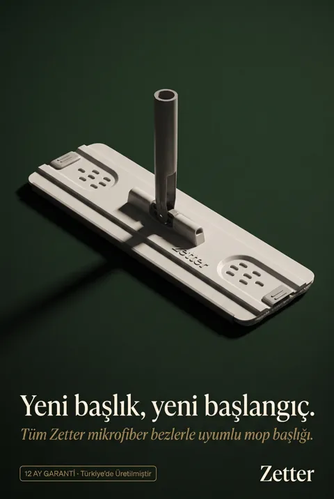 Yedek Mop Başlığı 33,5x12 cm